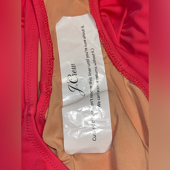 J.CREW ONE PIECE SWIMSUIT V-NECK RUFFLE   WOMEN PINK COLOR PLUS SIZE SIZE 3X - Picture 7 of 9